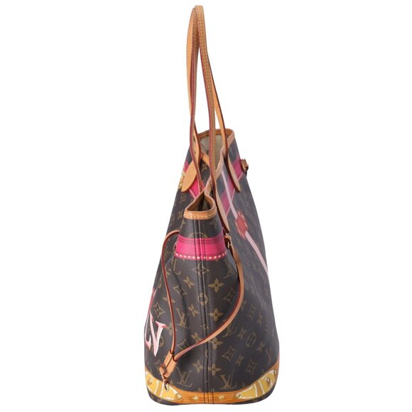 Louis Vuitton Neverfull MM Summer Trunk Tote Bag M41390 Canvas - Picture 3 of 8